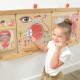 MASTERKIDZ Tablica Edukacyjna Zmysł Wzroku