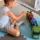 WOOPIE Samochód Laweta z Traktorami Farma Światła Dźwięki