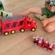 Duży Zestaw Straży Pożarnej Laweta + 4 Auta Woopie