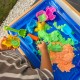 WOOPIE Magiczny Piasek Kinetyczny Zestaw Basen Foremki 3+