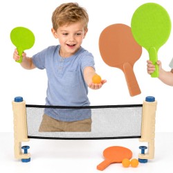 WOOPIE Zestaw do Tenisa Stołowego z Siatką 6 el. Ping Pong