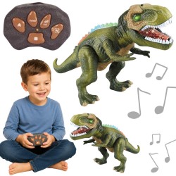 WOOPIE Zdalnie Sterowany Dinozaur T-Rex Realistyczny Król Jurajski!