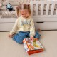 Drewniana gra Domino Farma Viga Toys 28 elementów