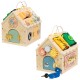 TOOKY TOY Drewniany Domek Manipulacyjny