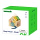 TOOKY TOY Drewniany Domek Manipulacyjny