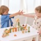 Viga PolarB Drewniane Klocki Bloki Zwierzęta 50 el. Montessori