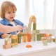 Viga PolarB Drewniane Klocki Bloki Zwierzęta 50 el. Montessori