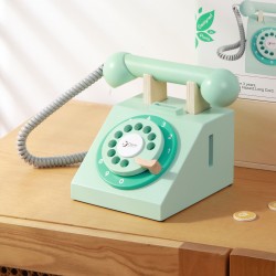 CLASSIC WORLD Telefon Stacjonarny Drewniany Dla Dzieci