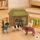 WOOPIE Zestaw Farma ze Zwierzętami Domek Figurki 37 el. Mały Farmer