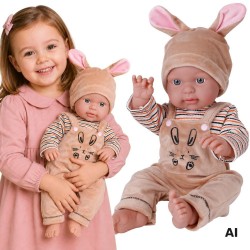 WOOPIE ROYAL Lalka Bobas w Ubranku Kr&oacute;liczek 46 cm