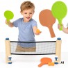 WOOPIE Zestaw do Tenisa Stołowego z Siatką 6 el. Ping Pong