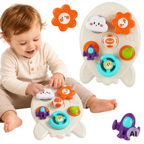 WOOPIE BABY Tablica Aktywności Edukacyjna Rakieta 7w1