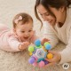WOOPIE BABY Zabawka Sensoryczna Gryzak Piłka 3w1 Piłka 6m+