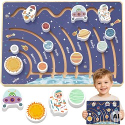 TOOKY TOY Tablica Edukacyjna Układ Słoneczny