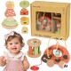 TOOKY TOY Zestaw Biedronka do Zabawy Rozwojowej 3w1