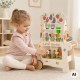 TOOKY TOY Wózek Ogrodowy Sklepik Drewniana 57el