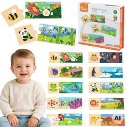 VIGA Puzzle Logiczne Ze Zwierzętami Układanka