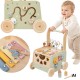 VIGA PolarB Drewniany Chodzik Pchacz Edukacyjny Sorter Ksylofon Kostka 12m