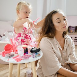 WOOPIE Salon Fryzjerski Kosmetyczka w Kuferku 2w1 43 el.