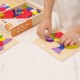 Mozaika geometryczna Viga Toys układanka Puzzle 158 elem.