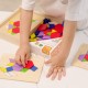 Mozaika geometryczna Viga Toys układanka Puzzle 158 elem.