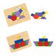 Mozaika geometryczna Viga Toys układanka Puzzle 158 elem.