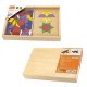 Mozaika geometryczna Viga Toys układanka Puzzle 158 elem.