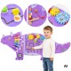 VIGA Drewniana Tablica Sensoryczna-Manipulacyjna EDU Triceratops