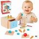 WOOPIE GREEN Drewniana Szuflada Edukacyjna Sorter Montessori