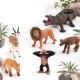 WOOPIE Zestaw Figurek Dzikich Zwierząt Safari 6 el.