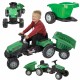 WOOPIE Traktor MAX na pedały z przyczepą zielony
