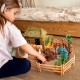 WOOPIE Duża Farma ze Zwierzętami 63 el. Figurki Zagroda Rolnicy Stajnia dla Dzieci
