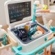 WOOPIE Wózek Lekarski Zestaw Mały Doktor EKG Dźwięk Światło Regulowany 26el