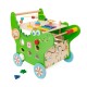 VIGA Drewniany Pchacz Edukacyjny Krokodylek 12w1