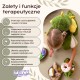 WOOPIE Pluszak Obciążeniowy Dinozaur 65cm 1500g