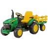 Traktor Na akumulator z Przyczepą John Deere Peg Perego Power Pull