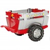 Rolly Toys rollyTrailer Przyczepka do traktora Otwierane Burty