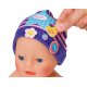 Czapeczka z przypinkami dla lalki Baby Born 43 w kolorze fioletowym