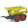 CLAAS rollyTrailer Przyczepa wywrotka Halfpipe Rolly Toys