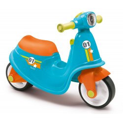 Różowy jeździk skuter Smoby Ciche koła Pink Scooter