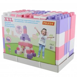 Wader Klocki XXL 45 Elementów + 45 łączników