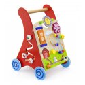 Pchacz panel edukacyjny Drewniany czerwony Viga Toys Montessori