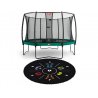 BERG Trampolina Champion Green Tattoo 430 cm Siatka Deluxe