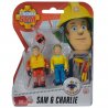 SIMBA Strażak SAM Zestaw Dwóch Figurek Sam & Charlie + Akcesoria