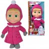 SIMBA Lalka Masza miękka w zimowym ubraniu 23 cm
