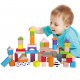 Drewniane Klocki Edukacyjne Viga Toys W Wiaderku 50 elementów