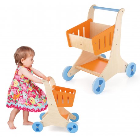 Drewniany Wózek sklepowy na zakupy Viga Toys