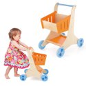 Drewniany Wózek sklepowy na zakupy Viga Toys 1+