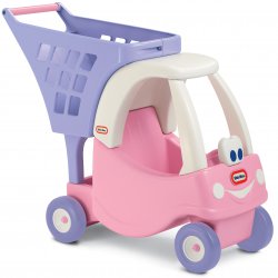 Wózek na zakupy dla dzieci Little Tikes różowy