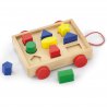 Drewniany Sorter Wózek dla dzieci z klockami Viga Toys
